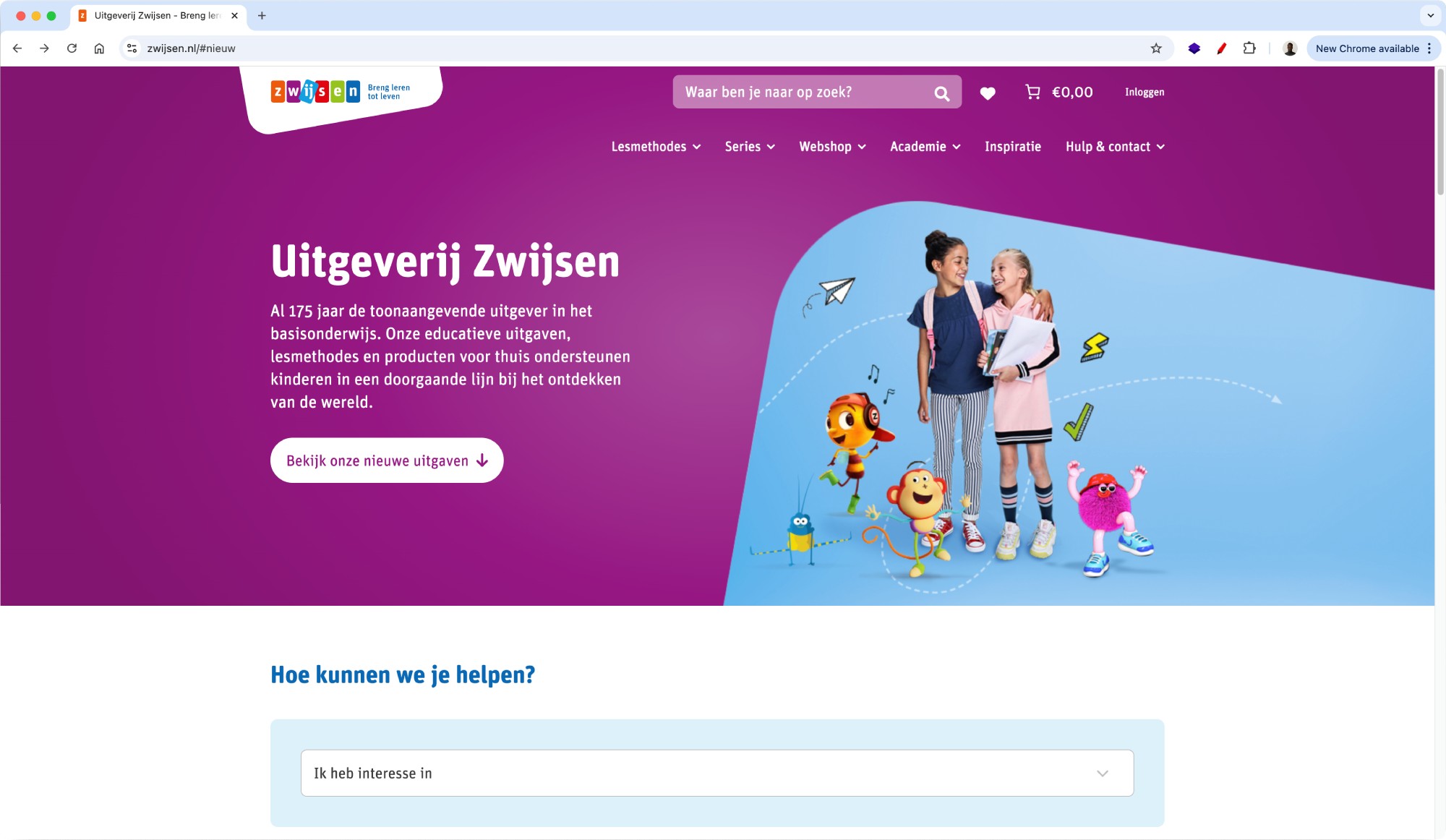 Zwijsen front page