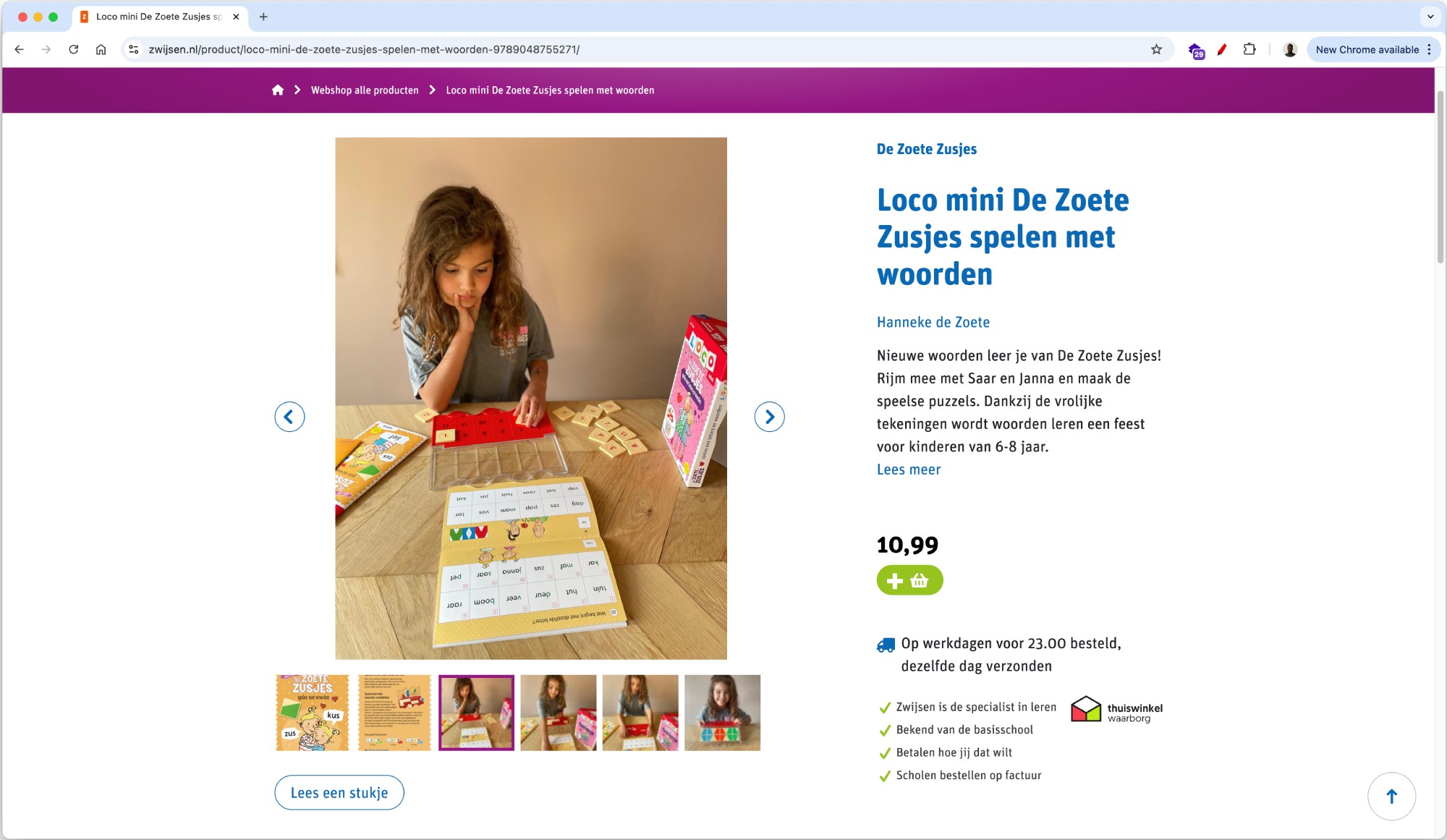 Zwijsen Product page