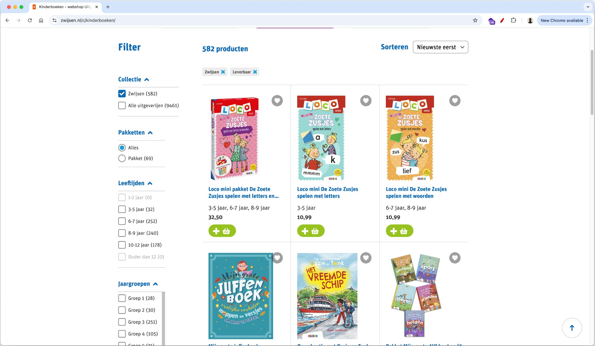 Zwijsen webshop